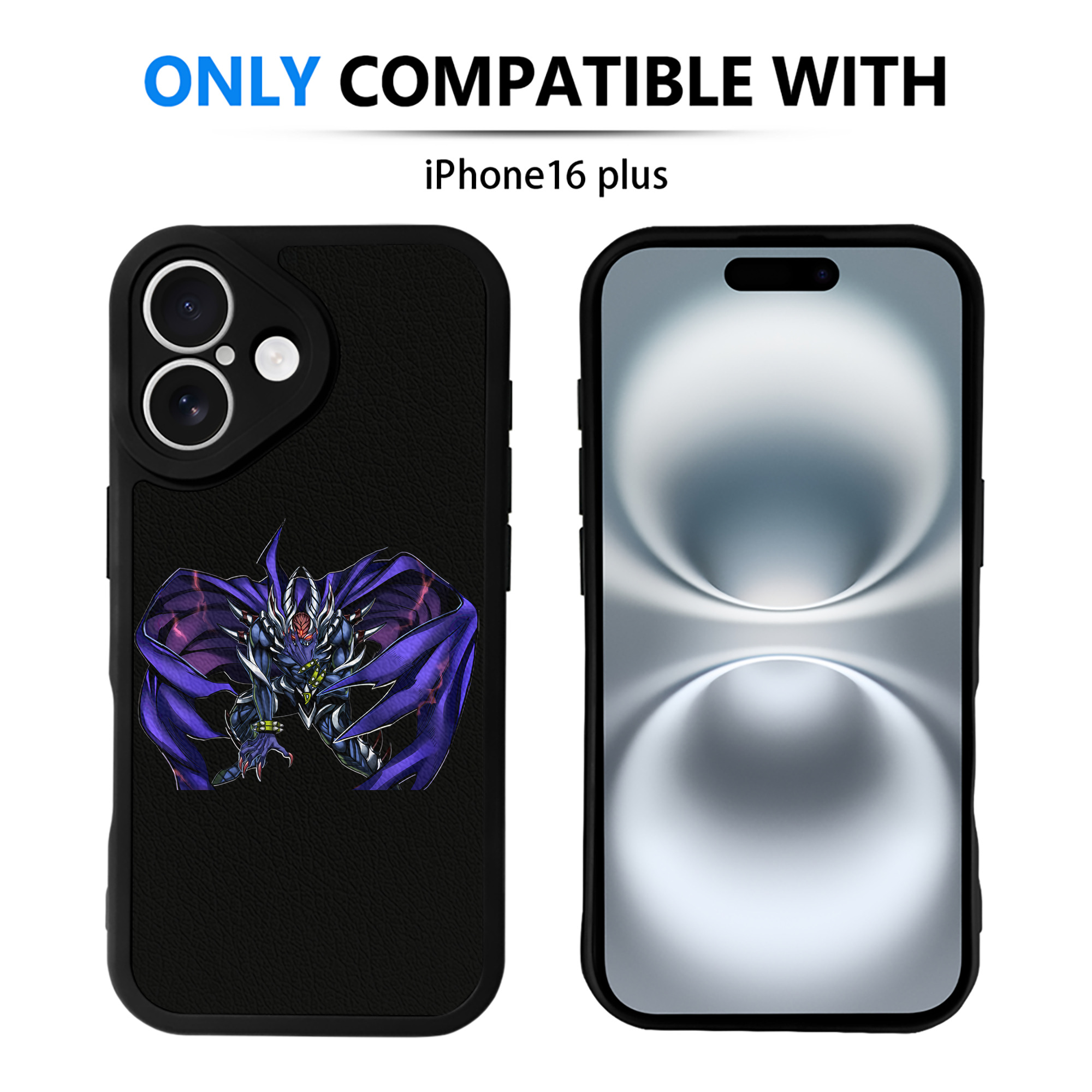 （画像用） 遊☆戯☆王 Yu-Gi-Oh! 【iPhone 16シリーズ対応】シリコンスマホケース（レザー調） 材質：シリコン